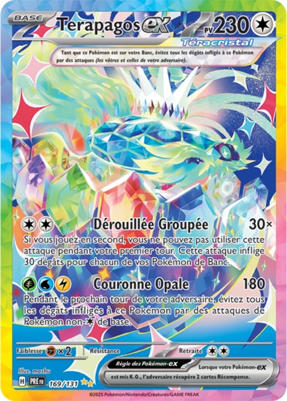 Pokémon - Terapagos ex (PRE 169/131) - Évolutions Prismatiques