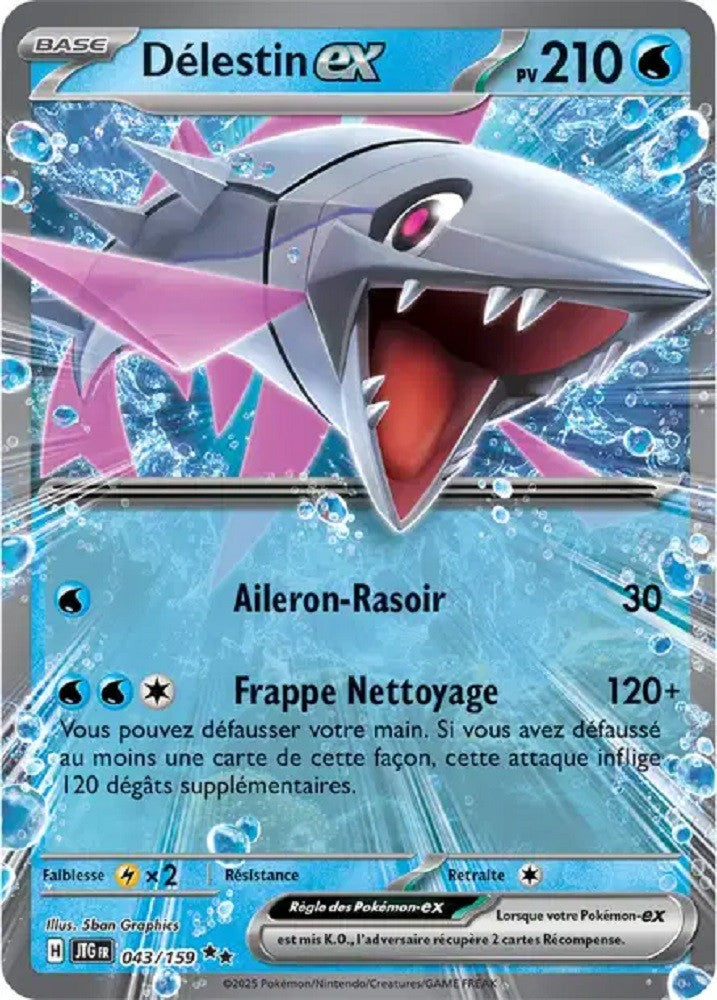 Pokémon - Délestin ex (JTG 043/159) - Aventures Ensemble