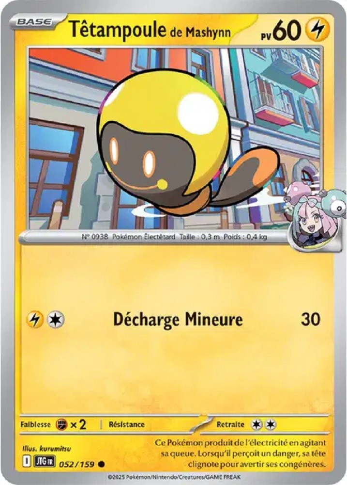 Pokémon - Têtampoule de Mashynn (JTG 052/159) - Aventures Ensemble