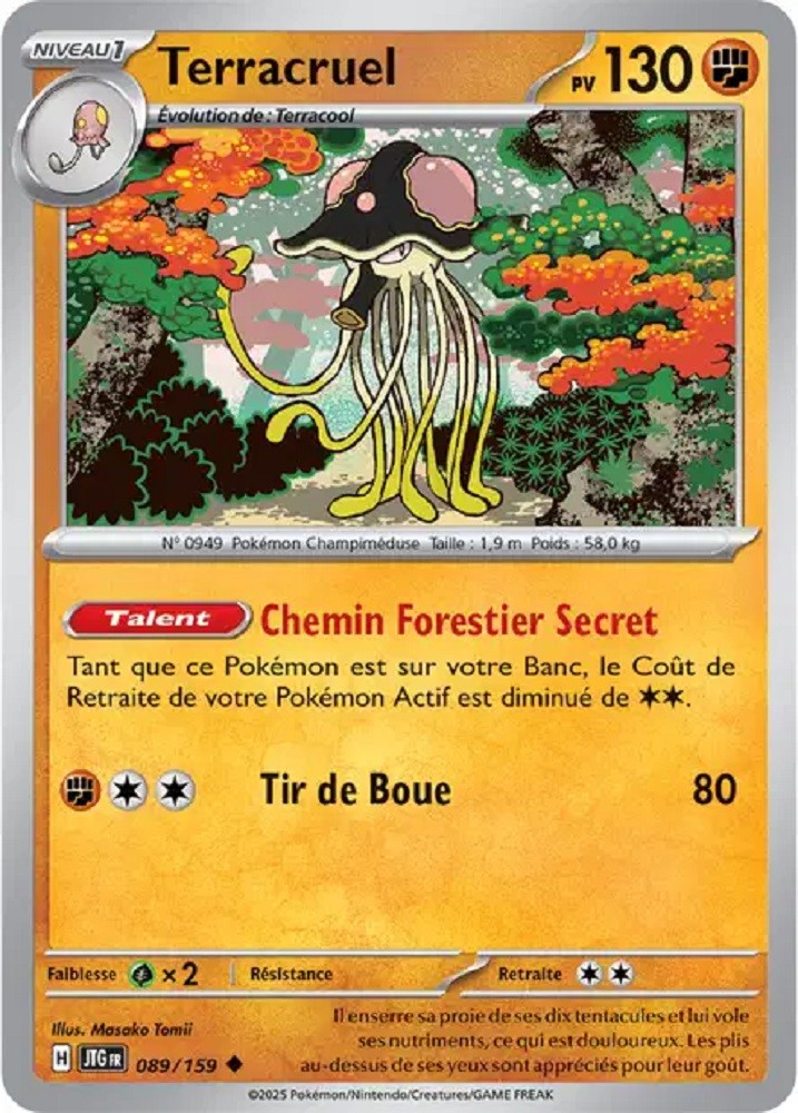 Pokémon - Terracruel (JTG 089/159) - Aventures Ensemble
