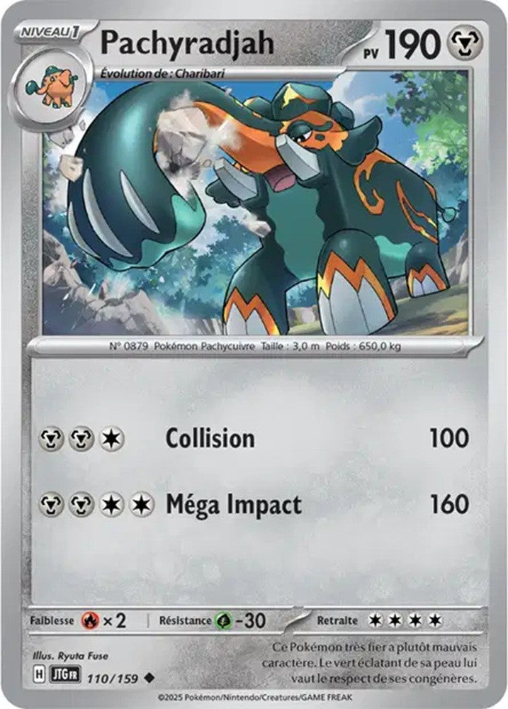 Pokémon - Pachyradjah (JTG 110/159) - Aventures Ensemble
