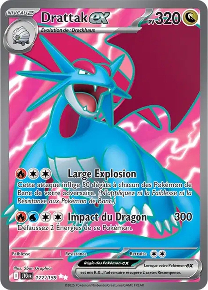 Pokémon - Drattak ex (JTG 177/159) - Aventures Ensemble