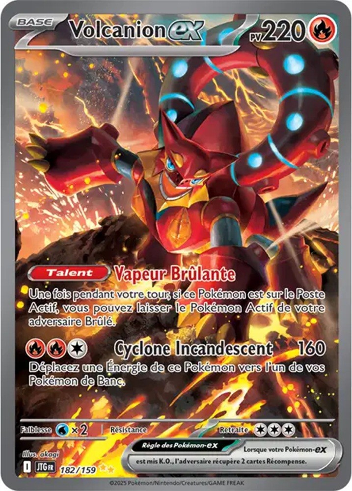 Pokémon - Volcanion ex (JTG 182/159) - Aventures Ensemble
