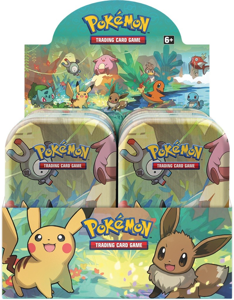 Pokémon - Display Mini Tins Kanto 2019 (Reprint 2025) - Lot des 5 Différentes