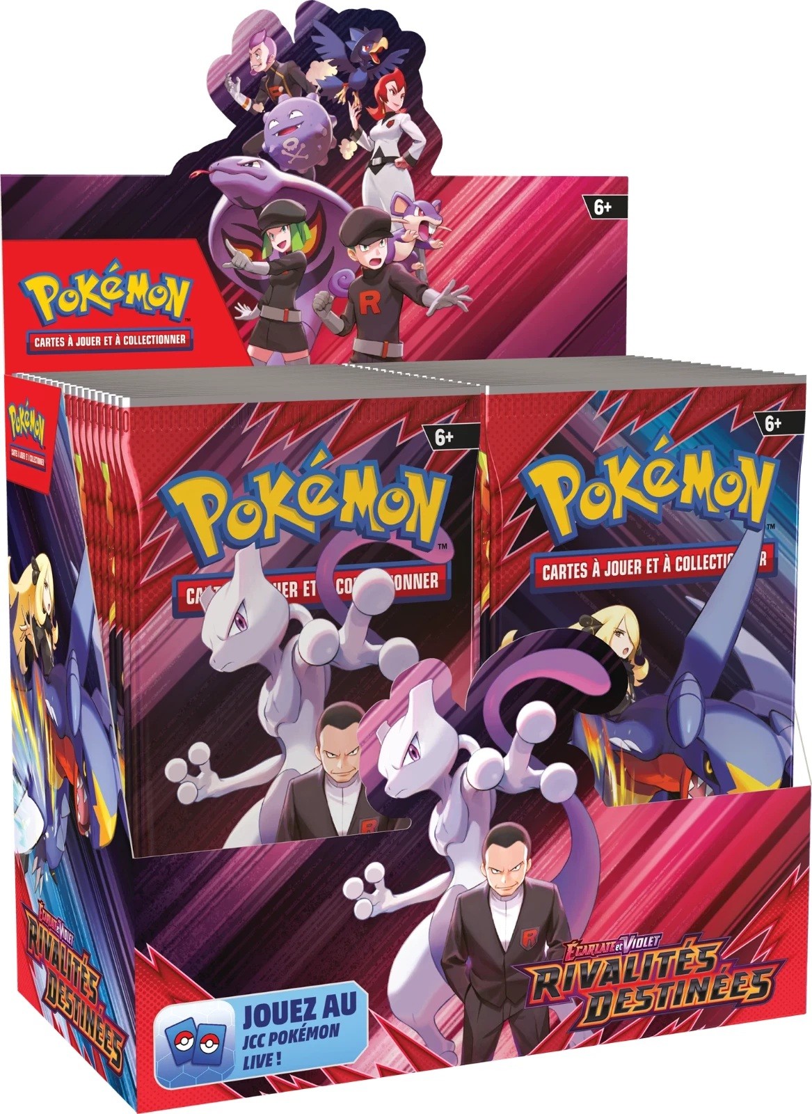 Display / Boite de 36 Boosters EV10 : Rivalités Destinées - Pokémon
