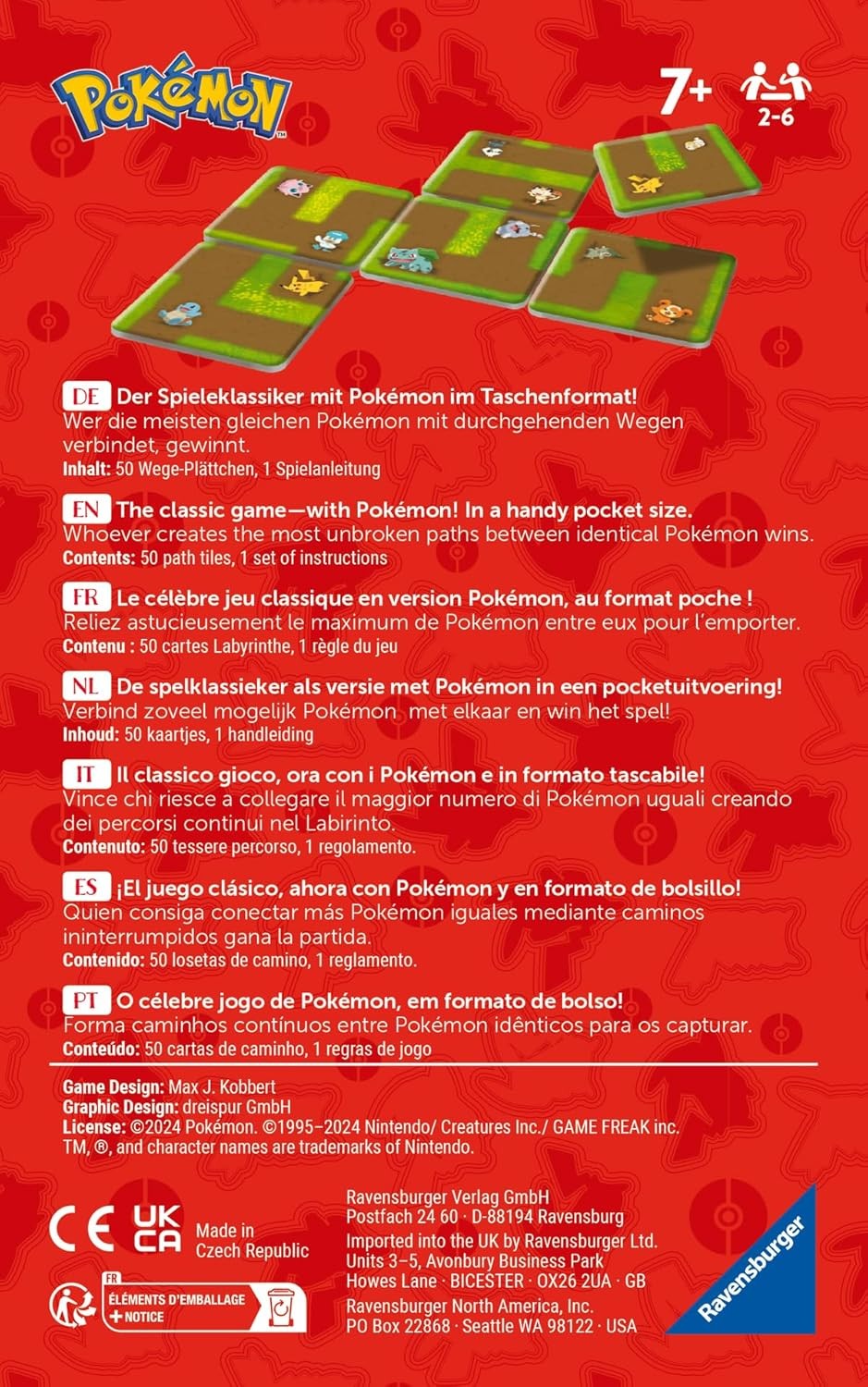 Pokémon - Labyrinth Connect - Jeu de Société - Ravensburger