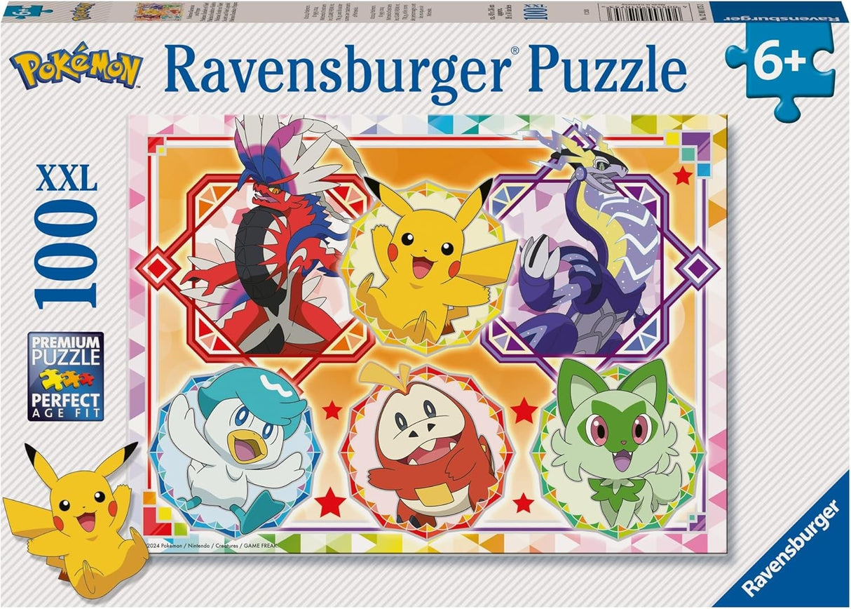 Pokémon - Puzzle Pokémon Écarlate et Violet - 100 pièces - Ravensburger