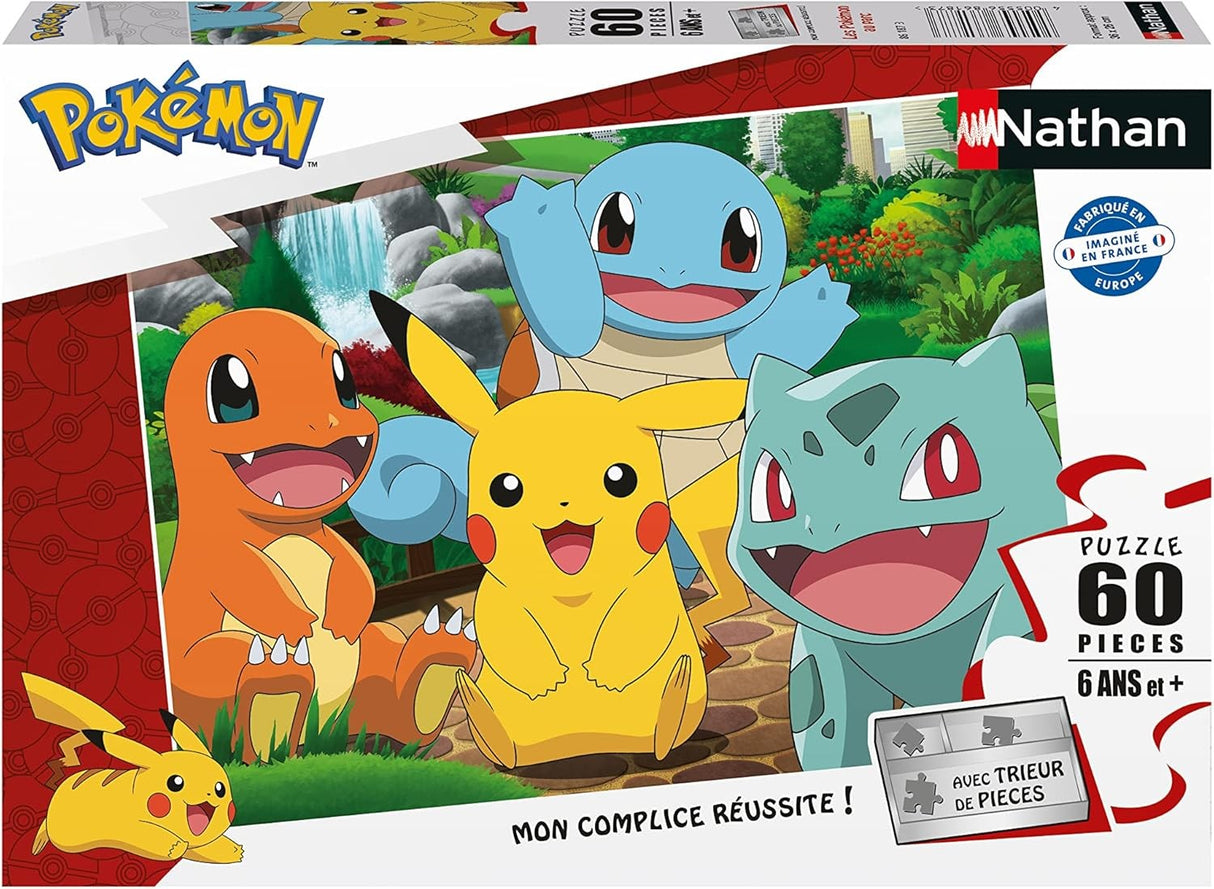 Pokémon - Puzzle Les Pokémon au Parc - 60 pièces - Nathan