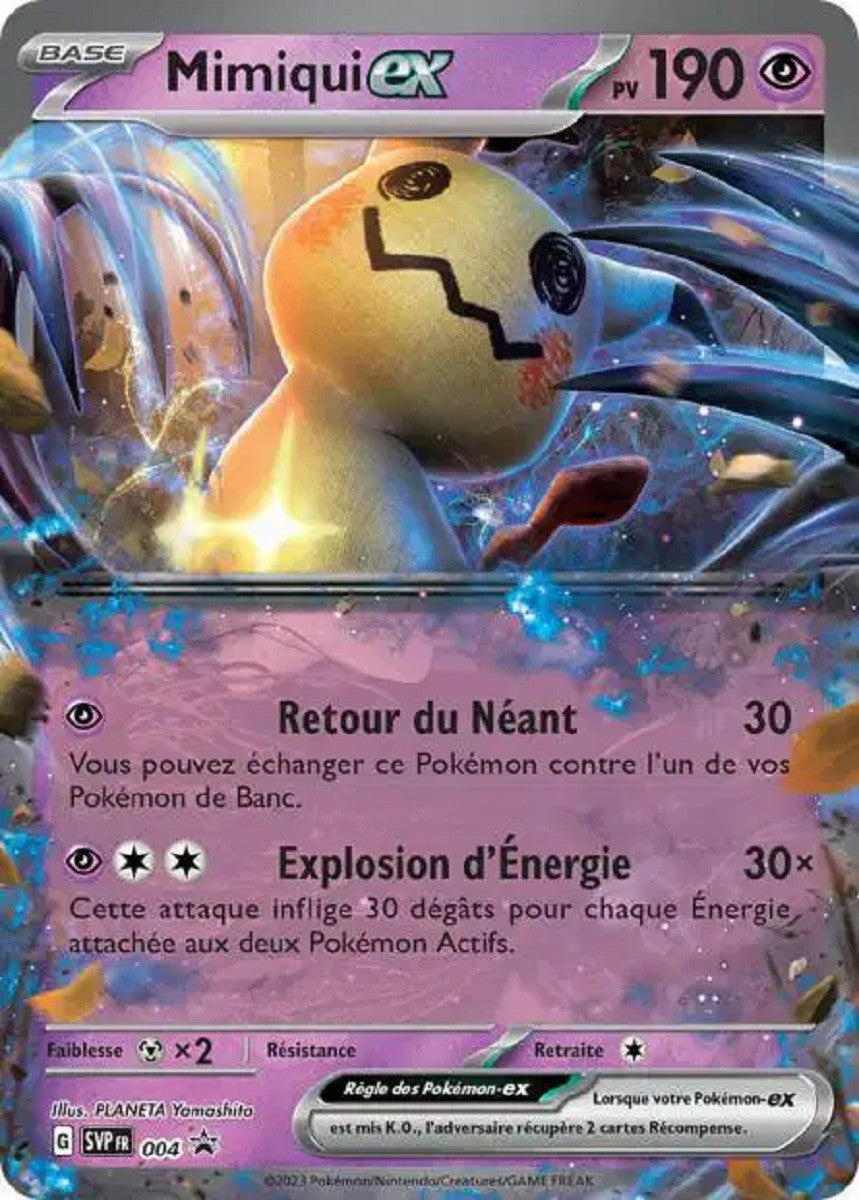 Mimiqui ex (SVP 004) - Promo Écarlate & Violet - Carte Pokémon