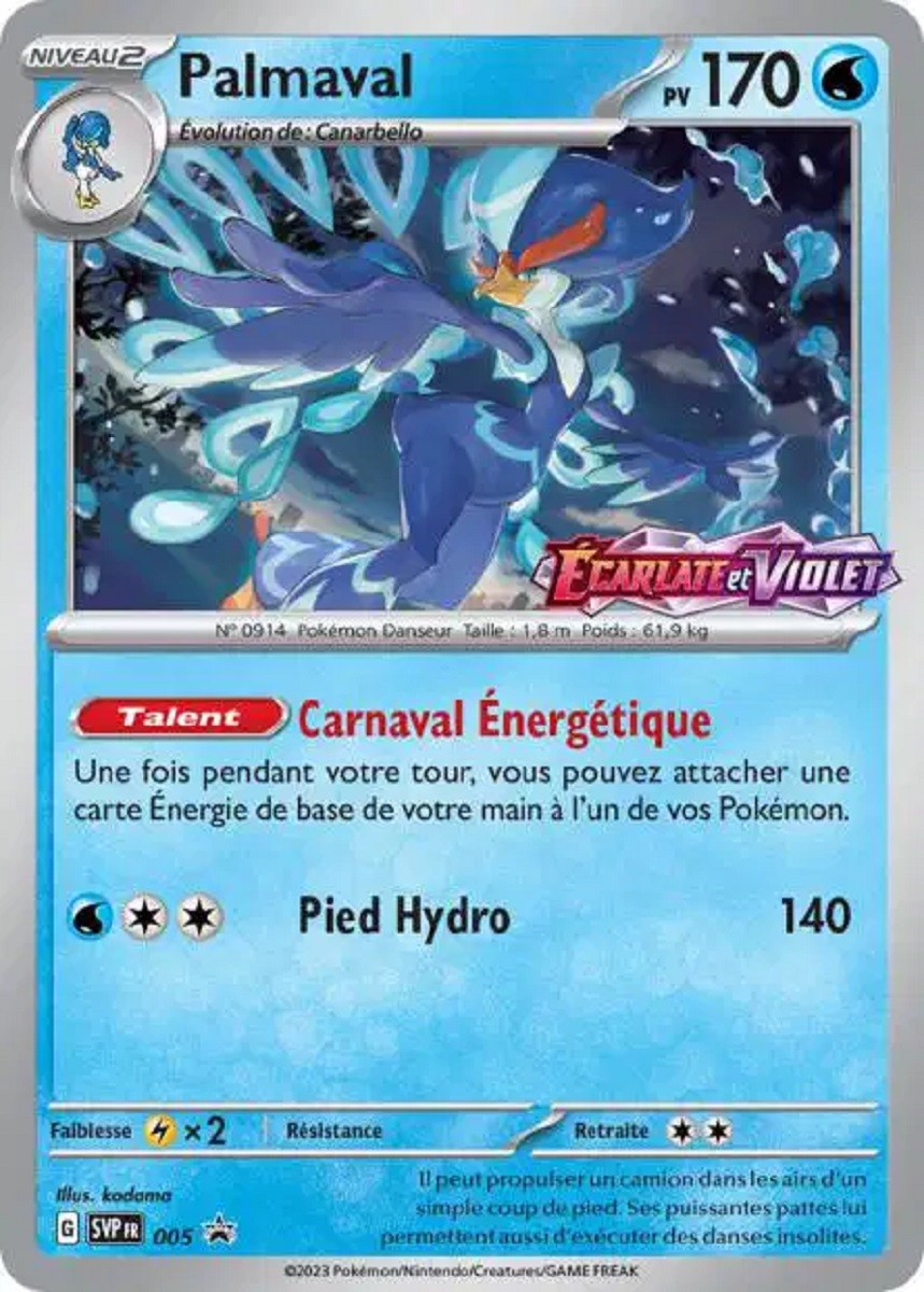 Palmaval (SVP 005) - Promo Écarlate & Violet - Carte Pokémon