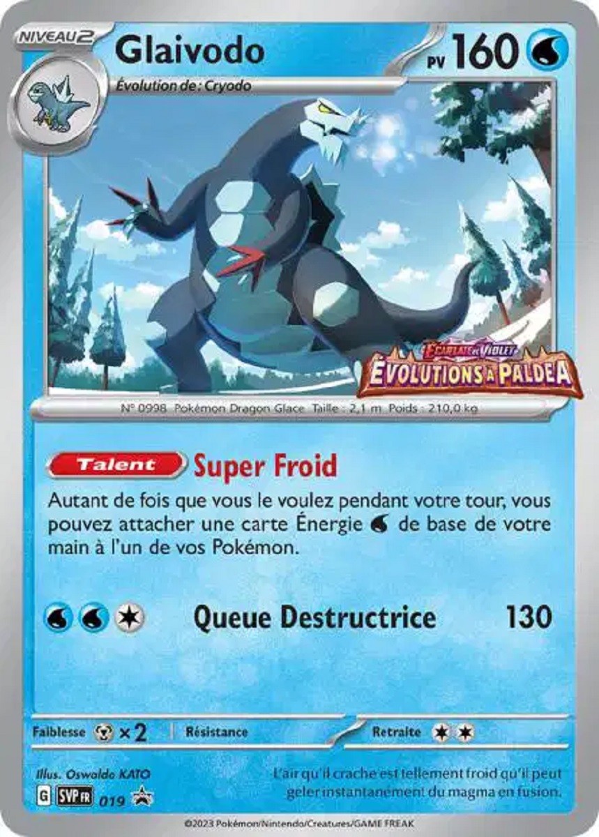 Glaivodo (SVP 019) - Promo Écarlate & Violet - Carte Pokémon