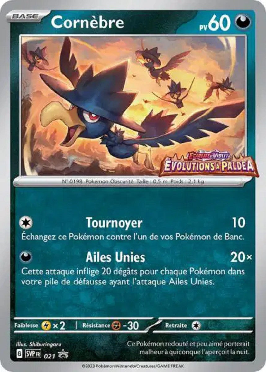 Cornèbre (SVP 021) - Promo Écarlate & Violet - Carte Pokémon