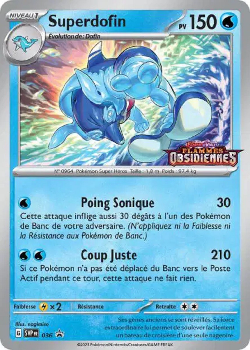 Superdofin (SVP 036) - Promo Écarlate & Violet - Carte Pokémon