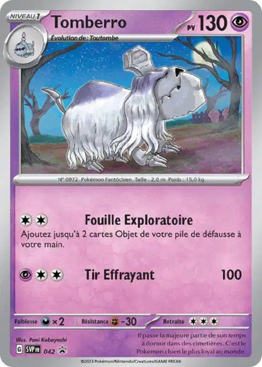 Tomberro (SVP 042) - Promo Écarlate & Violet - Carte Pokémon