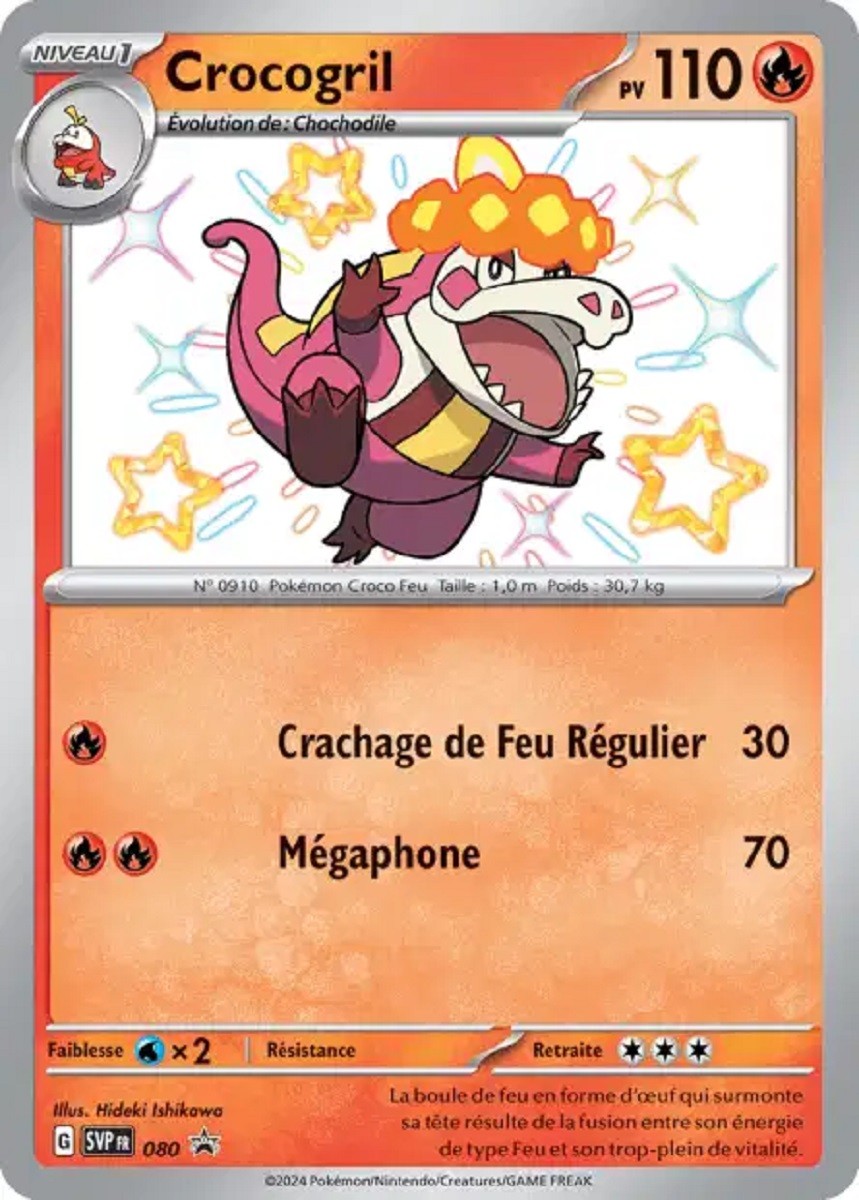 Crocogril (SVP 080) - Promo Écarlate & Violet - Carte Pokémon
