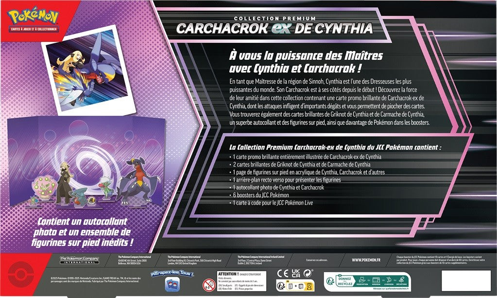 Pokémon - Coffret Collection Premium Carchacrok-ex (Juin 2025)