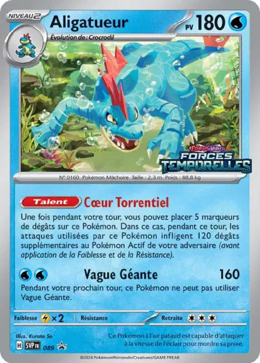 Aligatueur (SVP 089) - Promo Écarlate & Violet - Carte Pokémon