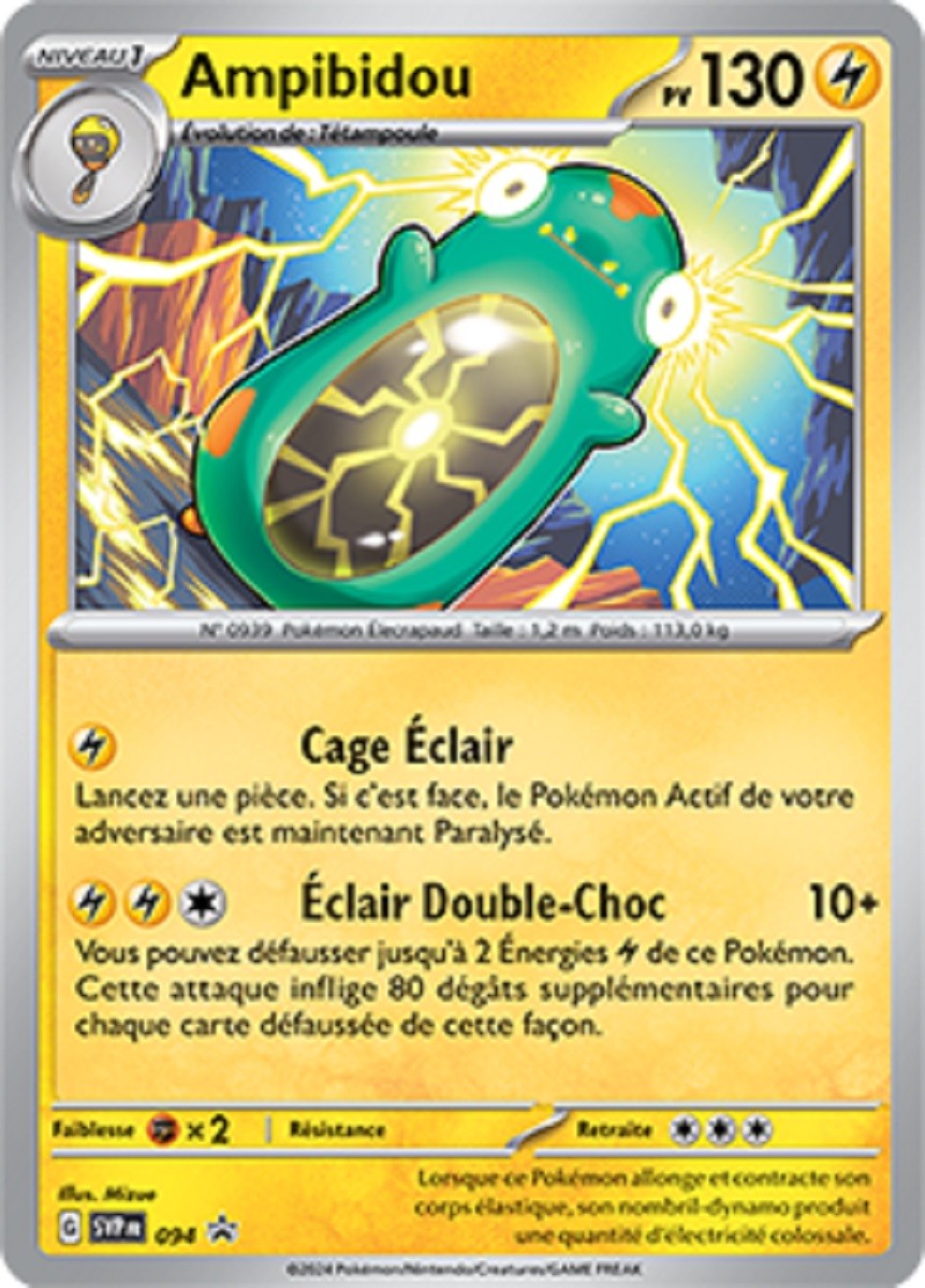 Ampibidou (SVP 094) - Promo Écarlate & Violet - Carte Pokémon
