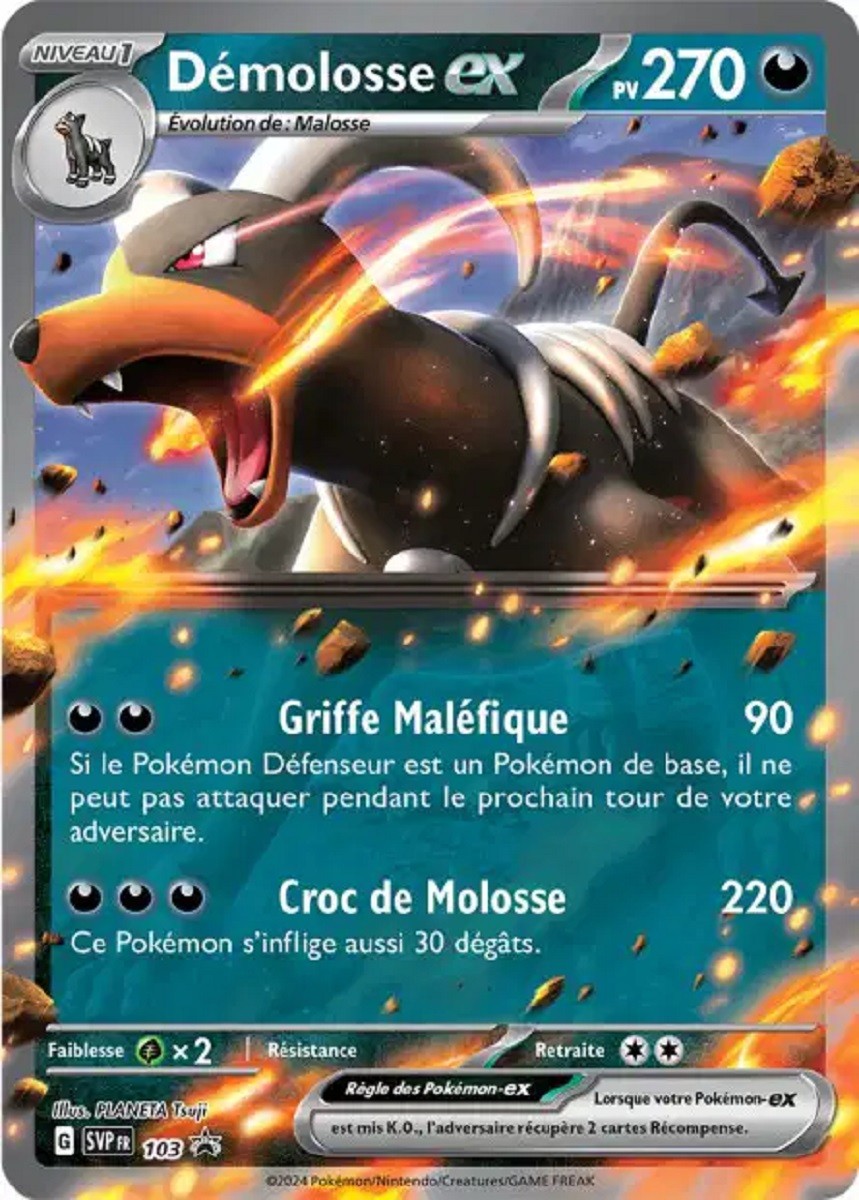 Démolosse ex (SVP 103) - Promo Écarlate & Violet - Carte Pokémon