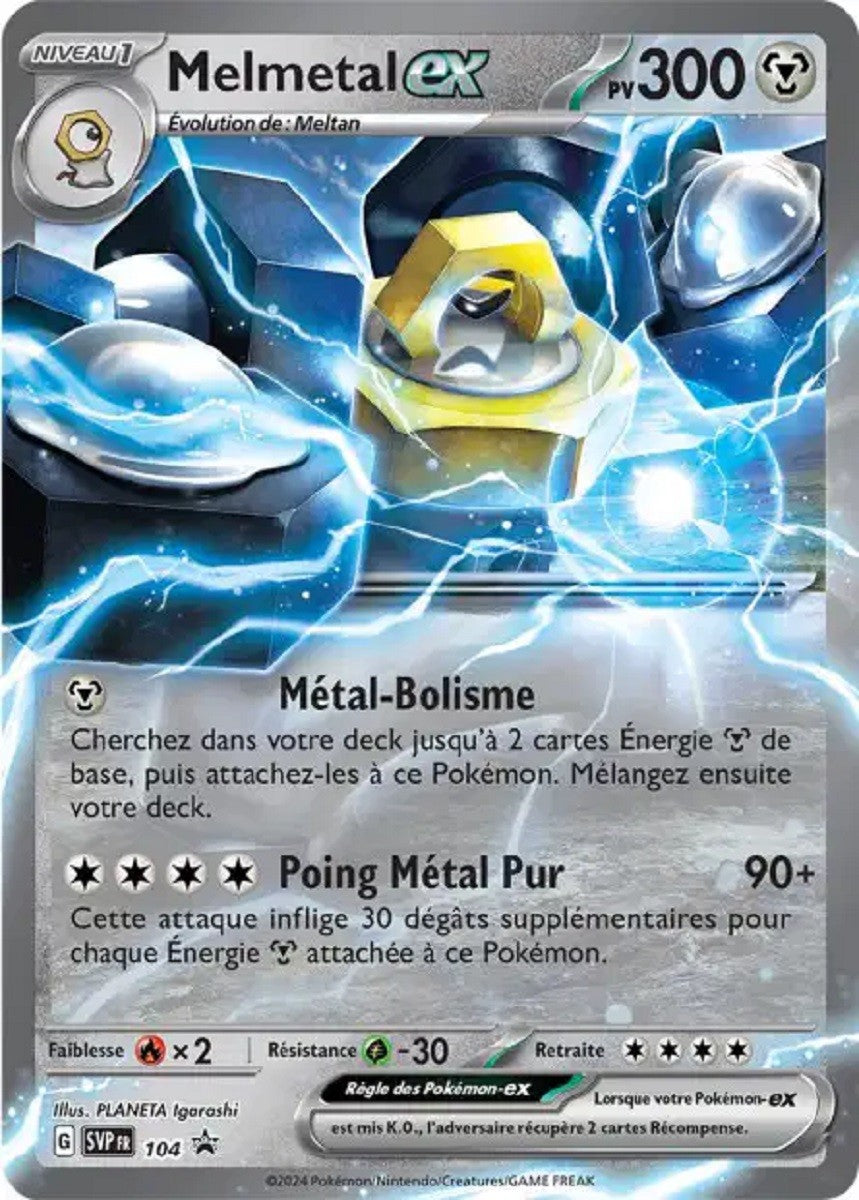 Melmetal ex (SVP 104) - Promo Écarlate & Violet - Carte Pokémon