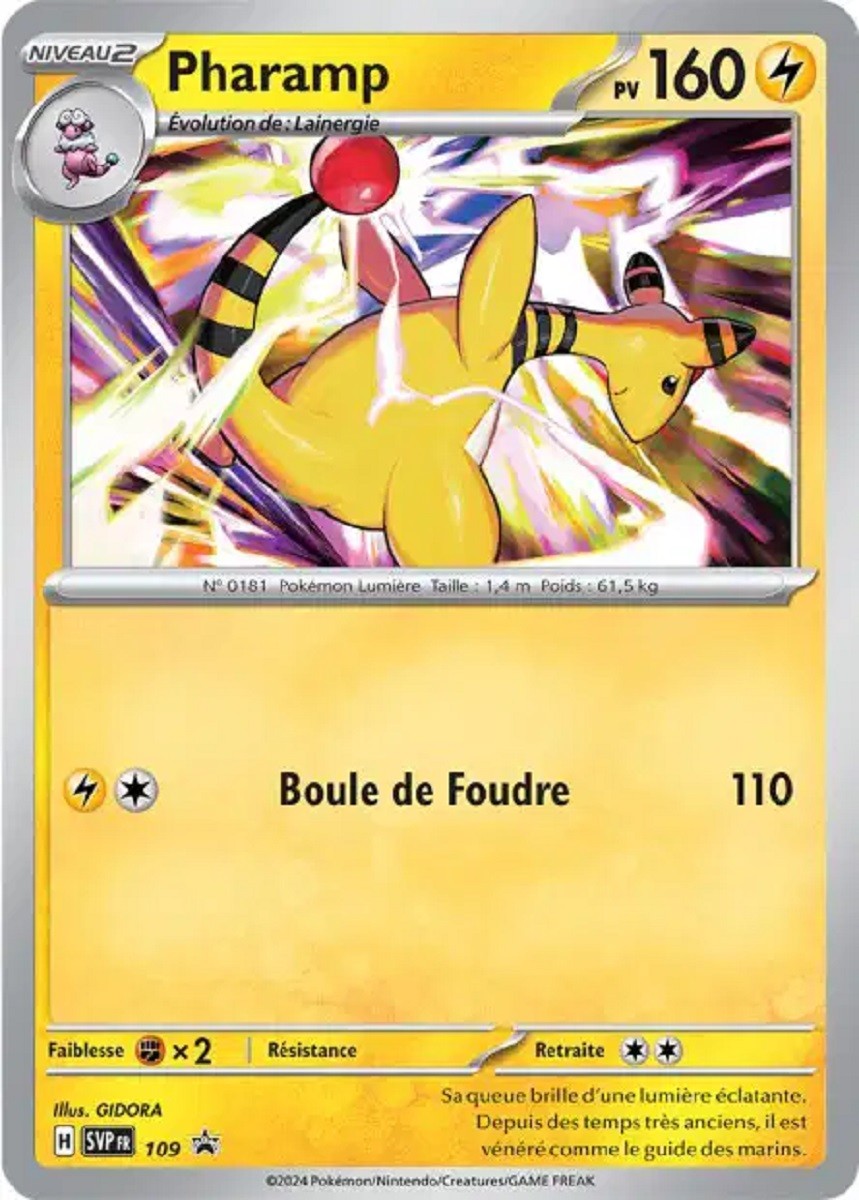 Pharamp (SVP 109) - Promo Écarlate & Violet - Carte Pokémon