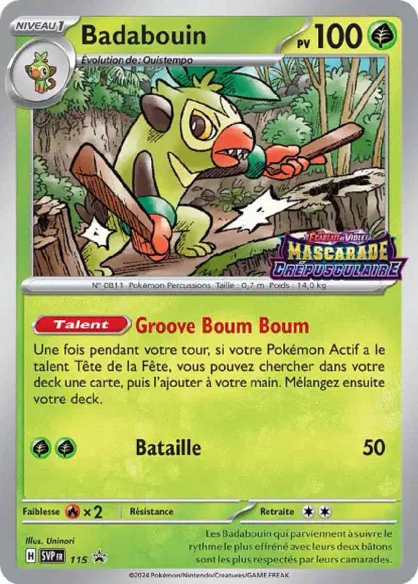 Badabouin (SVP 115) - Promo Écarlate & Violet - Carte Pokémon
