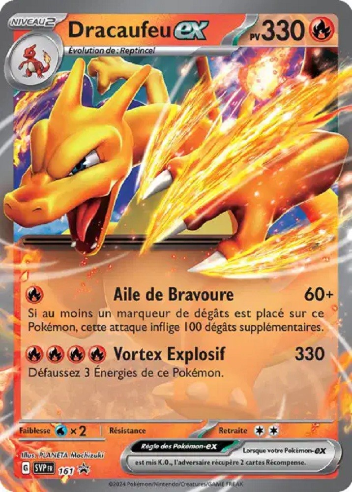 Dracaufeu ex (SVP 161) - Promo Écarlate & Violet - Carte Pokémon
