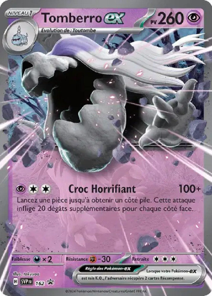 Tomberro ex (SVP 162) - Promo Écarlate & Violet - Carte Pokémon