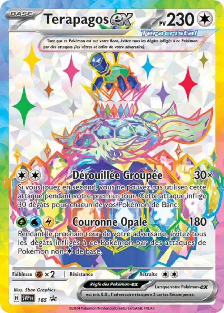 Terapagos ex (SVP 165) - Promo Écarlate & Violet - Carte Pokémon