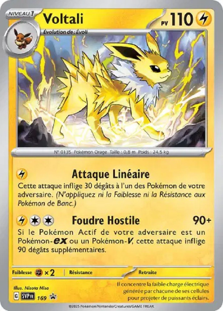 Voltali (SVP 169) - Promo Écarlate & Violet - Carte Pokémon