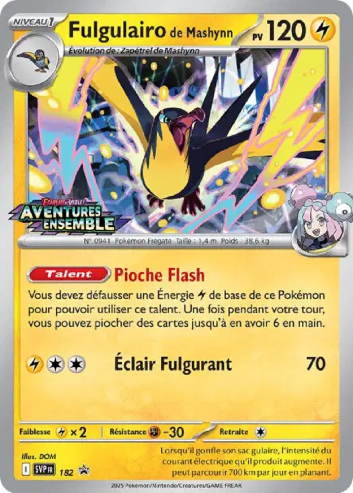 Fulgulairo de Mashynn (SVP 182) - Promo Écarlate & Violet - Carte Pokémon