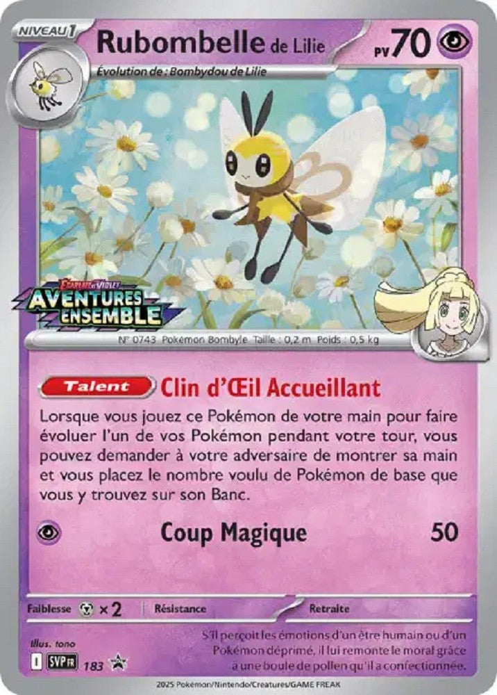 Rubombelle de Lilie (SVP 183) - Promo Écarlate & Violet - Carte Pokémon