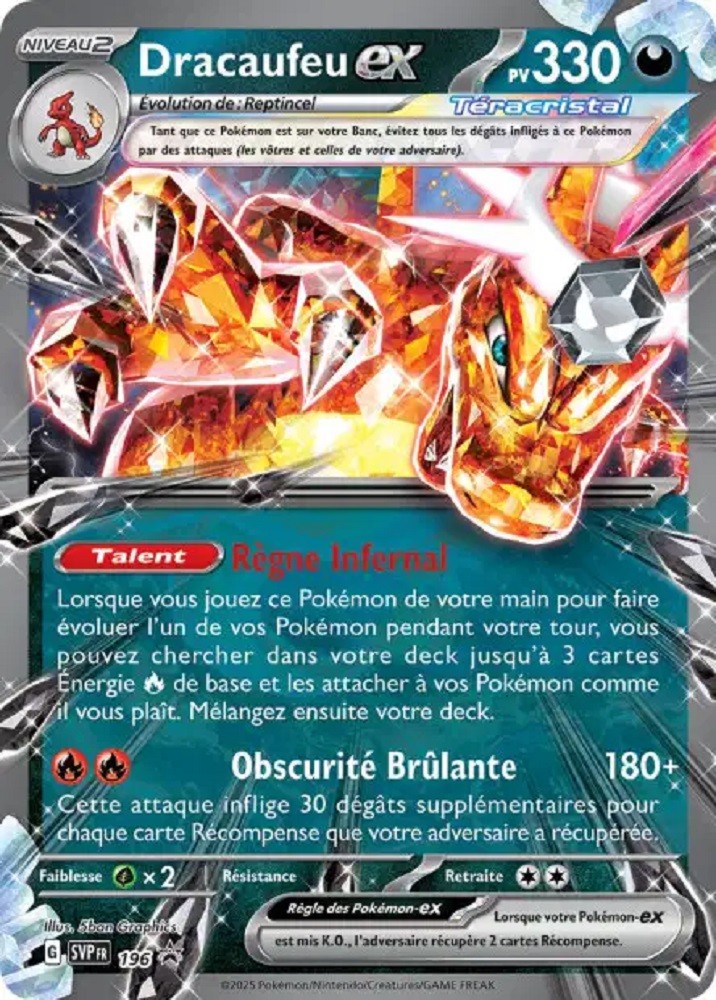 Dracaufeu ex (SVP 196) - Promo Écarlate & Violet - Carte Pokémon