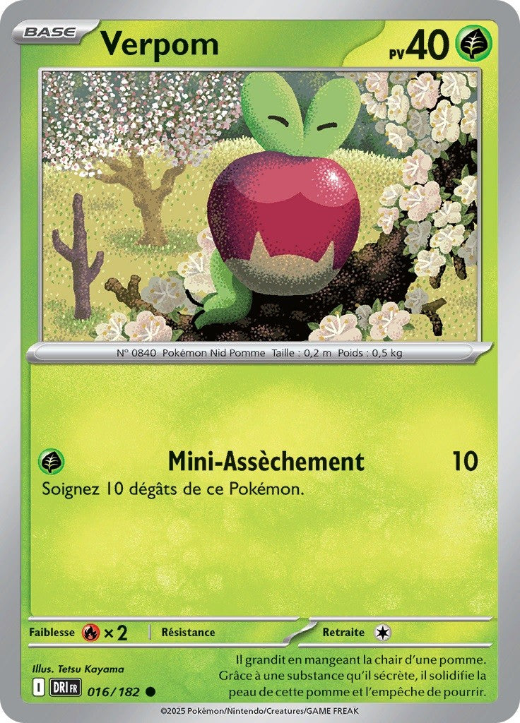 Verpom (DRI 016) - Rivalités Destinées - Carte Pokémon