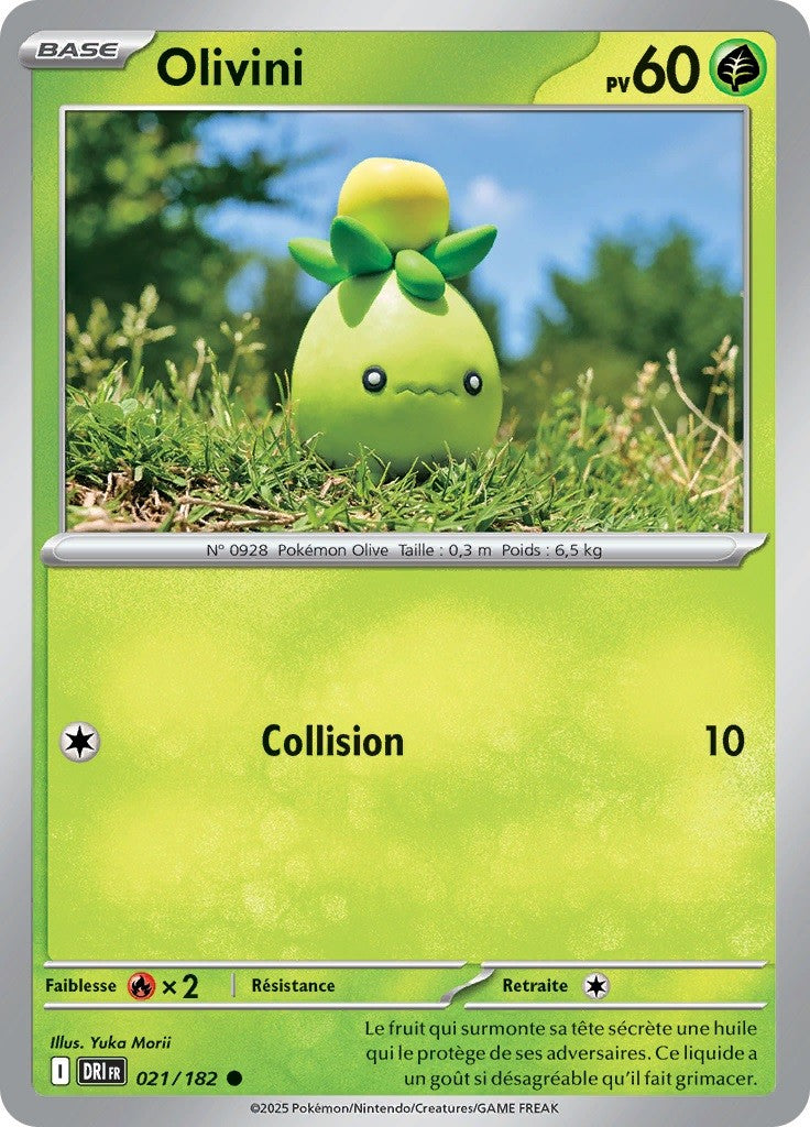 Olivini (DRI 021) - Rivalités Destinées - Carte Pokémon