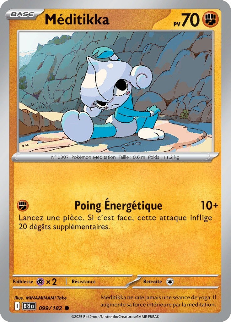 Méditikka (DRI 099) - Rivalités Destinées - Carte Pokémon