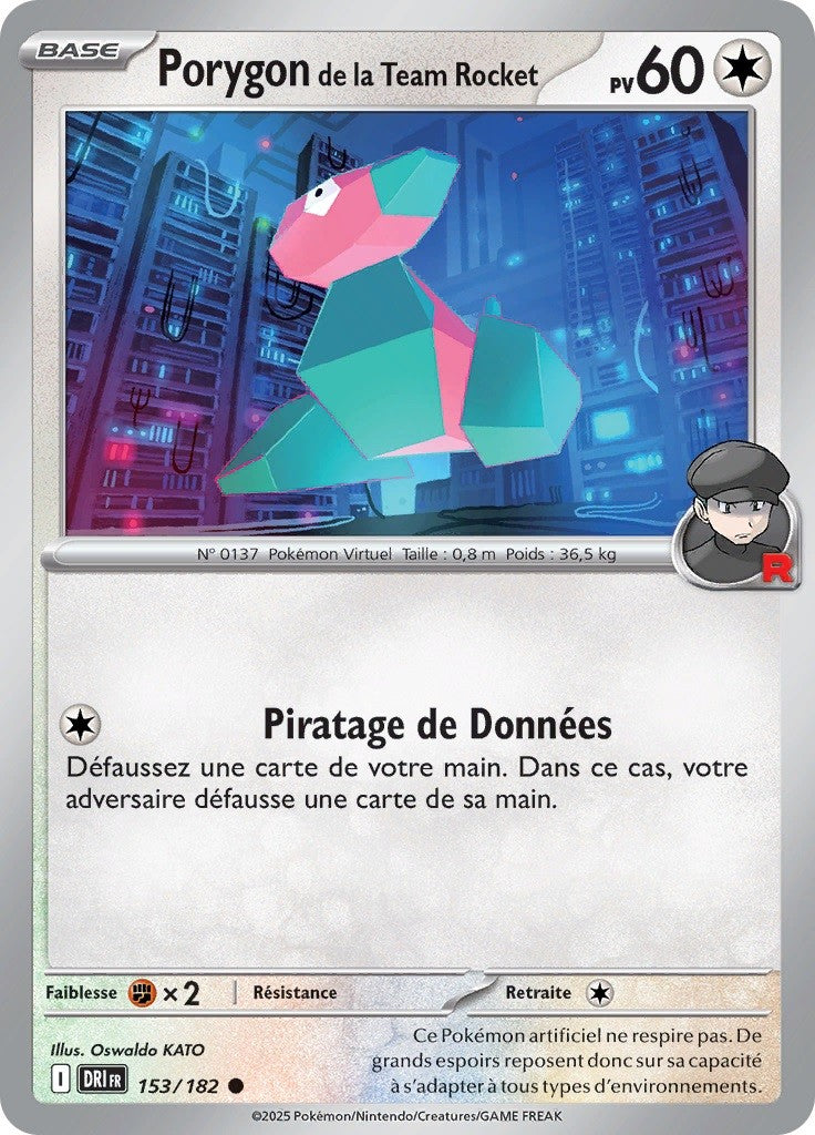Porygon de la Team Rocket (DRI 153) - Rivalités Destinées - Carte Pokémon