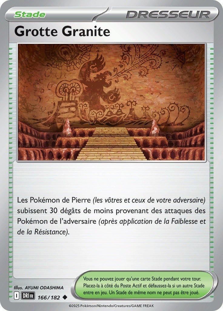 Grotte Granite (DRI 166) - Rivalités Destinées - Carte Pokémon