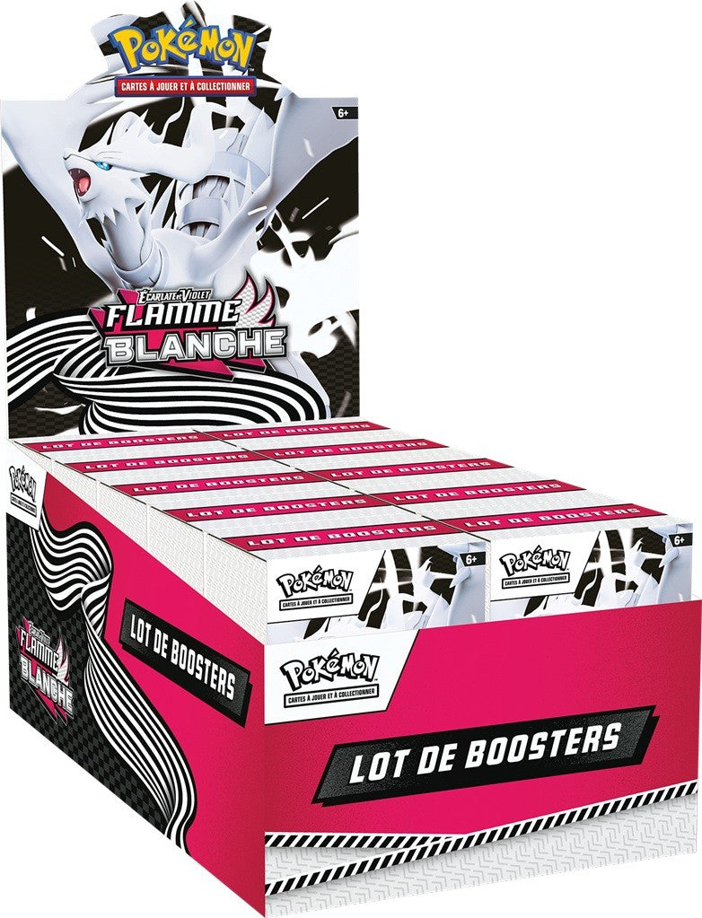 Pokémon - Display de 10 Bundle / Lot de Boosters EV10.5 : Flamme Blanche