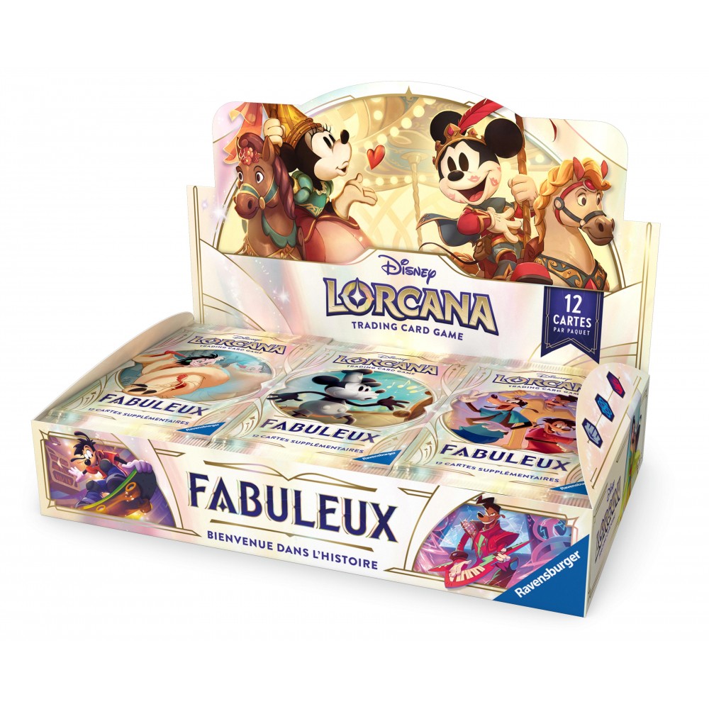 Disney Lorcana TCG - Display de 24 boosters : Fabuleux