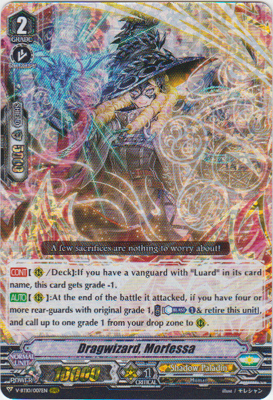 V-BT10/007 Dragwizard, Morfessa