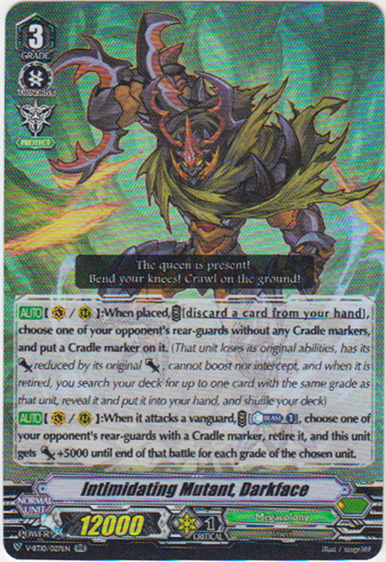 V-BT10/027 Intimidating Mutant, Darkface