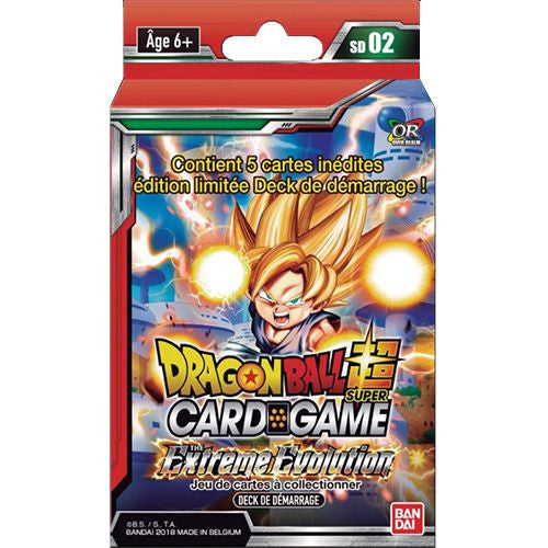 Deck de Démarrage Dragon Ball Super SD02 The Extreme Evolution