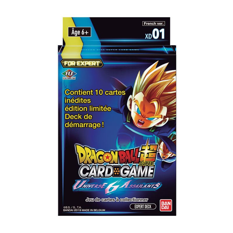 Dragon Ball Super Card Game - Deck Expert : Universe 6 Assaillants - XD01