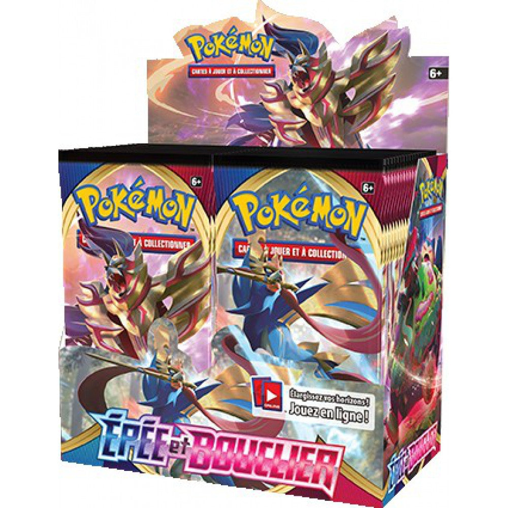Display Boite de 36 Boosters Pokémon Épée et Bouclier VF