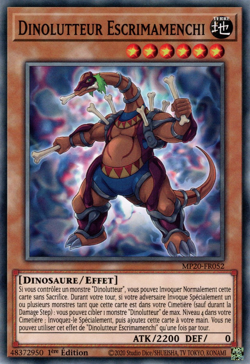MP20-FR052 Dinolutteur Escrimamenchi