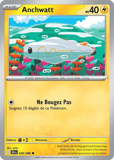 Anchwatt (BLK 030) - Foudre Noire - Carte Pokémon EV10.5