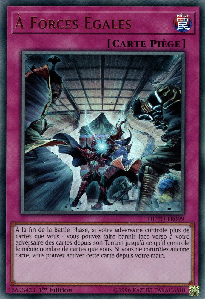 DUPO-FR099 À Forces Égales