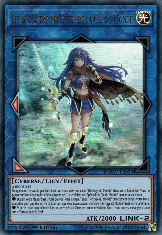 DUOV-FR023 Lib le Maître des Épées de la Clé du Monde