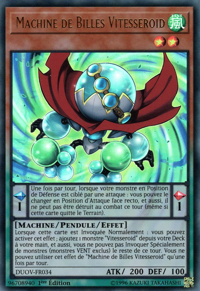 DUOV-FR034 Machine de Billes Vitesseroid